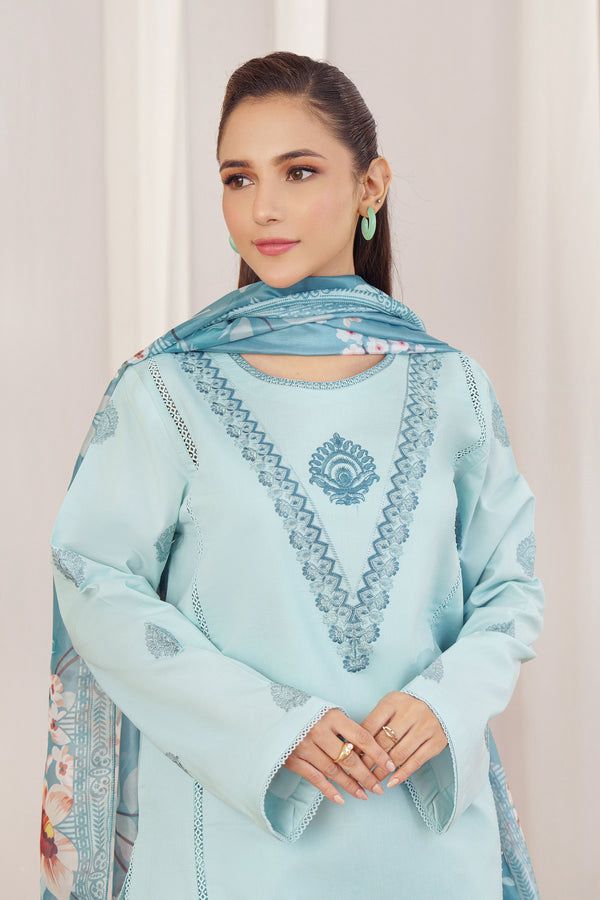 DHANAK 3PC EMBROIDERED